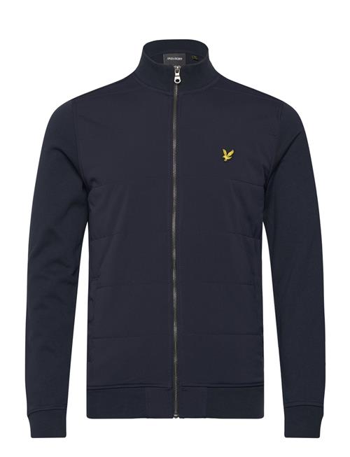 Se Hybrid Baffled Track Jacket Lyle & Scott Navy ved Booztlet