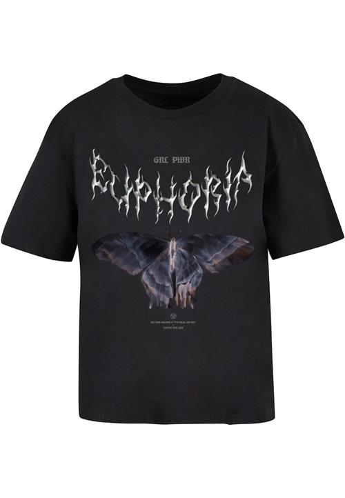 Mister Tee Shirts 'Euphoria'  basalgrå / lysegrå / sort / hvid