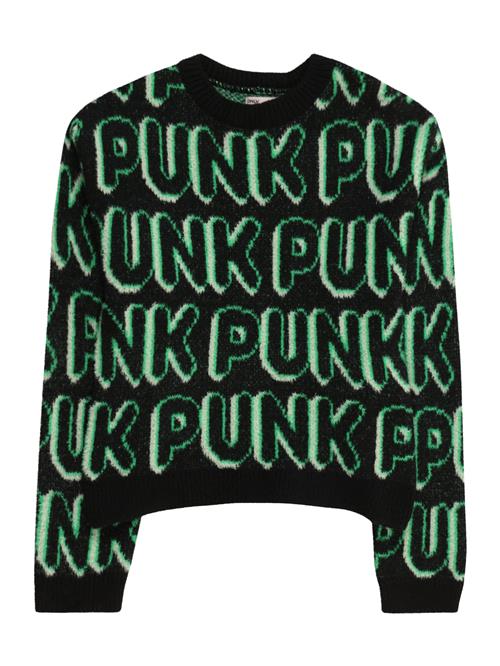 ONLY GIRLS Pullover 'KOGPUNK'  mint / sort / hvid
