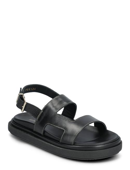 Lorelei Tan Leather Sandals ALOHAS Black
