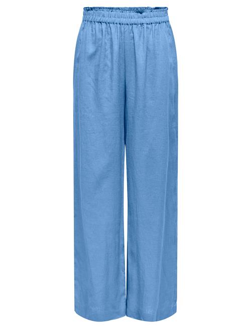 Onltokyo Hw Linen Blend Pant Pnt Noos ONLY Blue