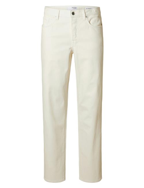 Slh190-Reg Tape Cole 3502 Egret Jns Noos Selected Homme Cream