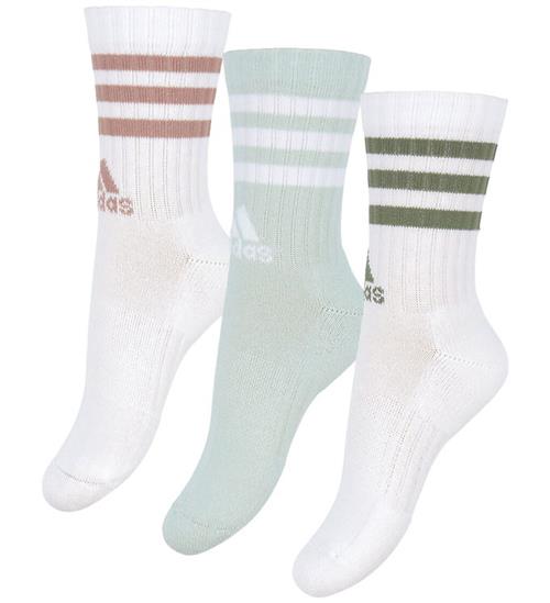 adidas Performance Strømper - 3-pak - C SPW CRW - Hvid/Grøn