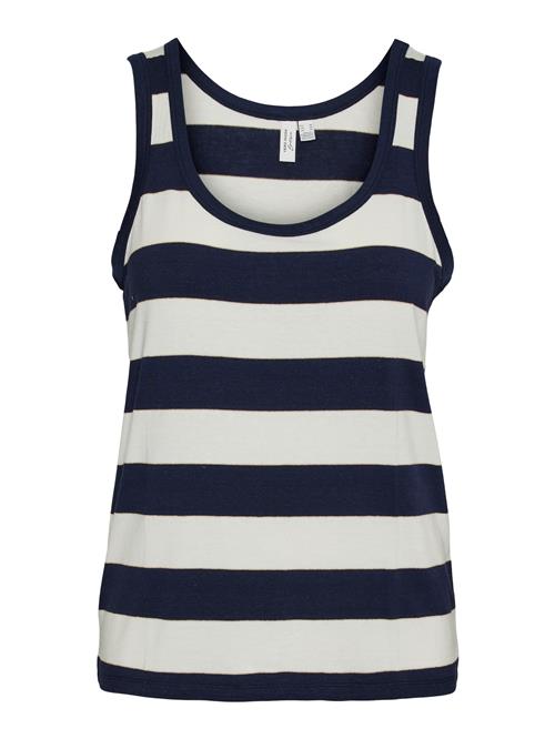 VERO MODA Overdel 'KAISA'  navy / hvid