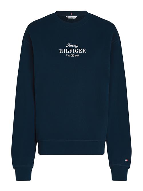 TOMMY HILFIGER Sweatshirt  mørkeblå / offwhite