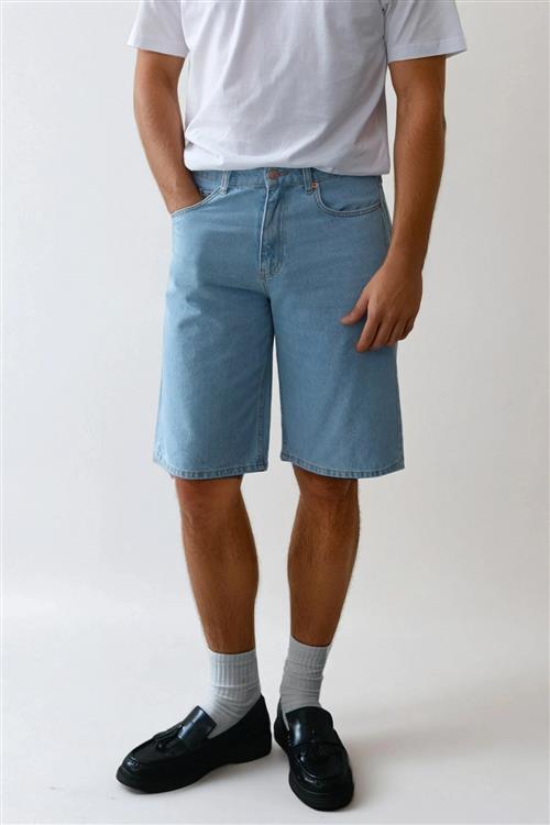 Denim Shorts Loose - Lyseblå - 32 - TeeShoppen