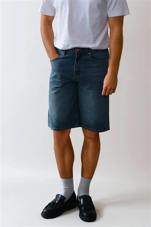 Denim Shorts Loose - Blå - 34 - TeeShoppen
