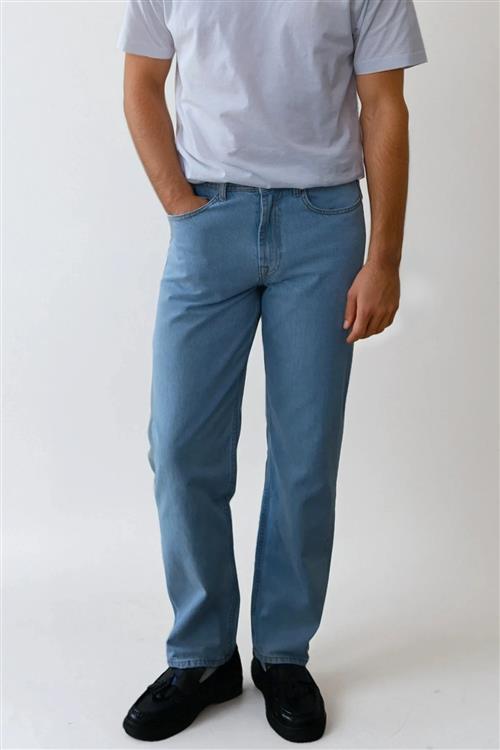 Noah Loose Fit Jeans - Lyseblå Denim - 30/32 - TeeShoppen
