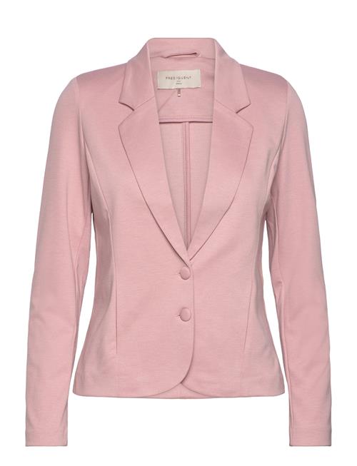 Jacket From Freequent In A Soft And Stretchy Material. The Jacket Has A Simple S FREE/QUENT Pink