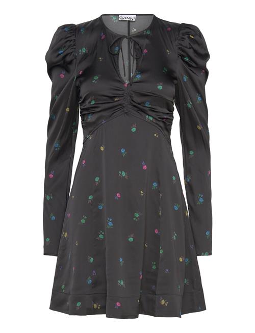 Printed Satin Ganni Black
