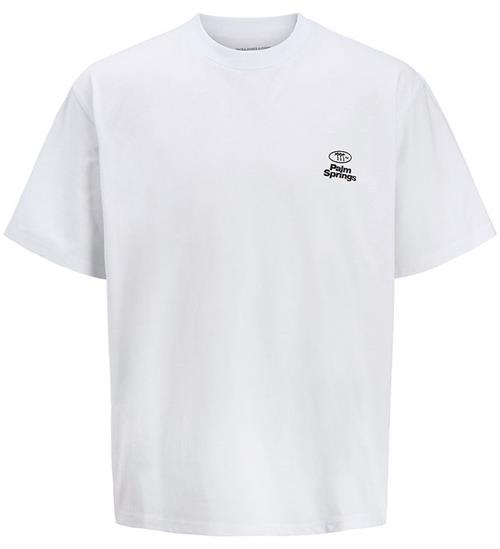 Jack & Jones T-shirt - JcoRetreat Typographic - Bright White