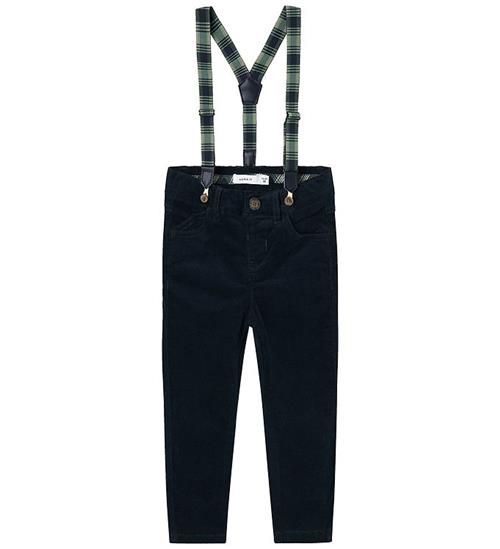 Name It FlÃ¸jlsbukser m. Seler - NmmRyan - Dark Sapphire
