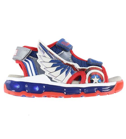 Geox Sandaler m. Lys - Android - Blue/Red