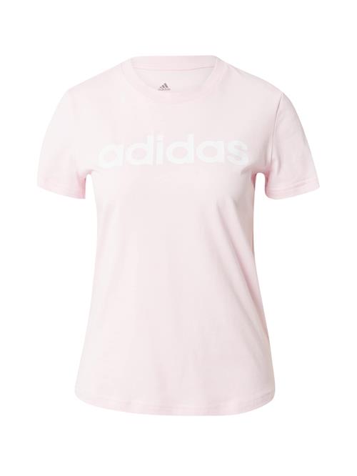 ADIDAS SPORTSWEAR Funktionsbluse 'Essentials'  lyserød / hvid