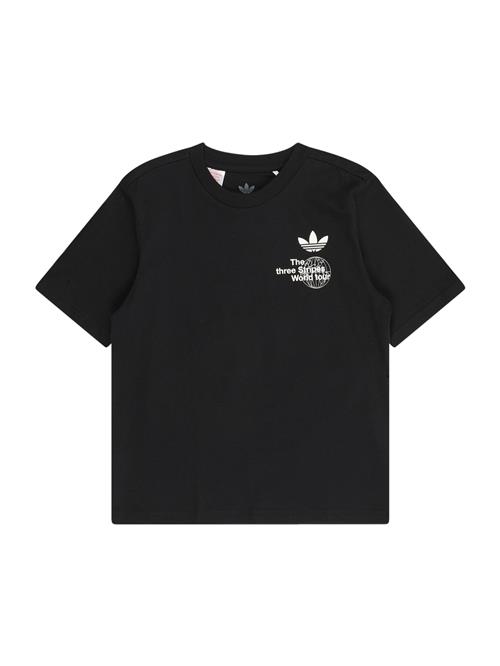 ADIDAS ORIGINALS Shirts  sort / uldhvid