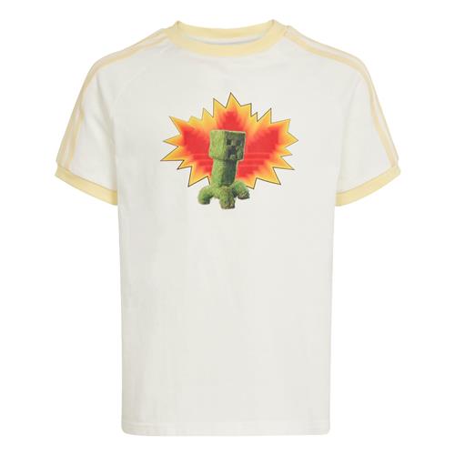 ADIDAS ORIGINALS Shirts 'Adidas Originals x Minecraft'  lysegul / grøn / hummer / naturhvid