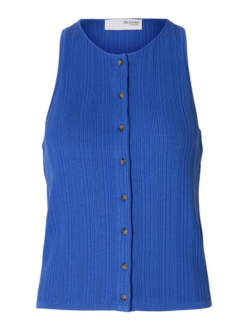 SELECTED FEMME Sticktop 'SLFTRIXIE'  royalblå