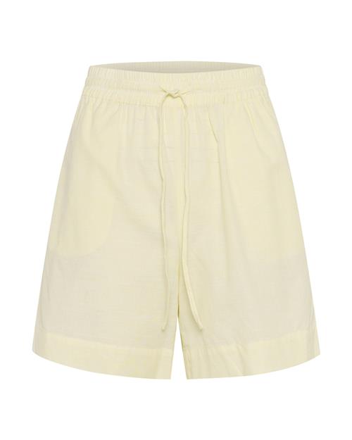 My Essential Wardrobe Bukser 'Skye'  pastelgul / hvid
