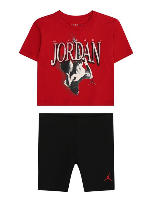 Jordan Joggingdragt 'RETRO 1984'  lysegrå / rød / sort