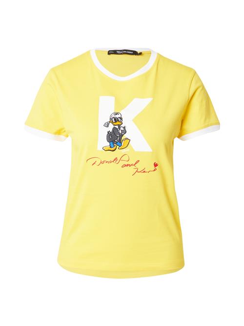 Karl Lagerfeld Shirts  gul / rød / offwhite