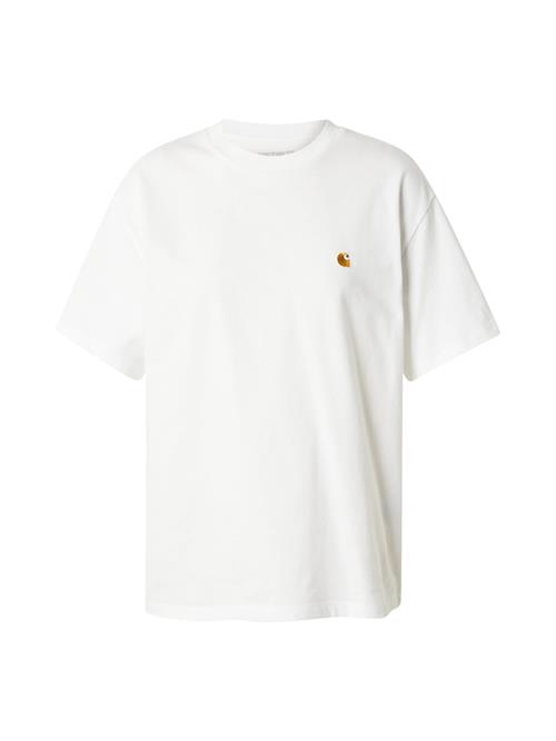 Carhartt WIP Shirts 'Chase'  safran / hvid
