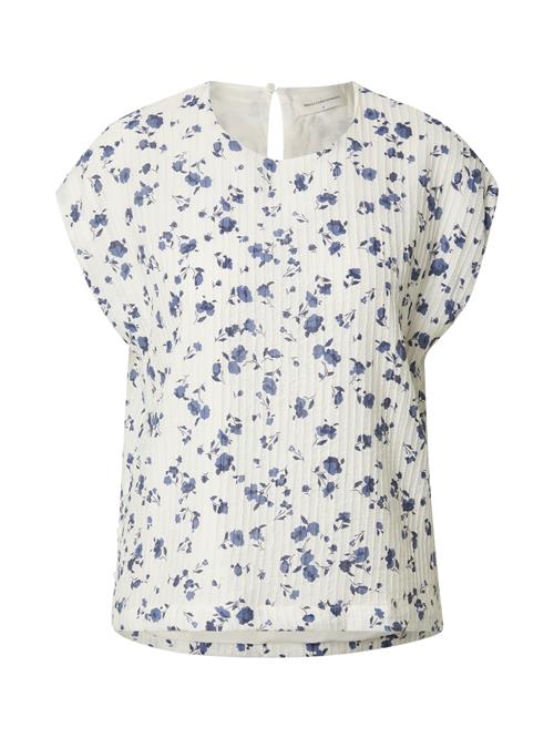MSCH COPENHAGEN Bluse 'Falisha'  safir / mørkeblå / hvid