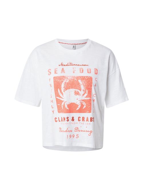ONLY Shirts 'ONLBONE'  lys rød / hvid