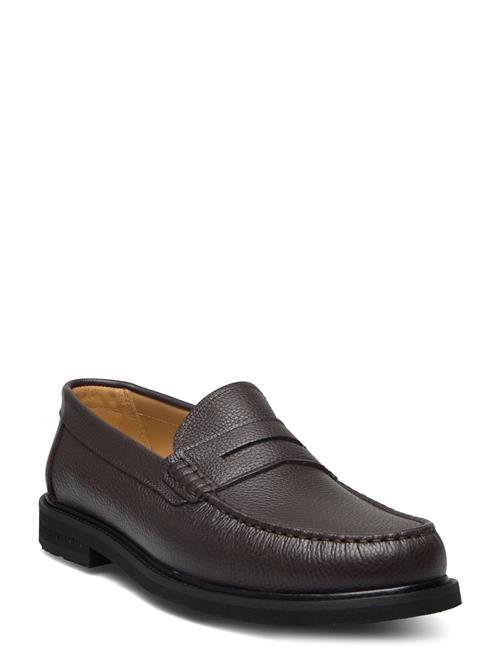 Classic Loafer - Brown Grained Leather S.T. VALENTIN Brown