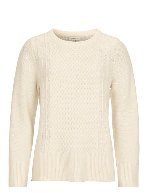 Caty Aran Sweater Newhouse Cream