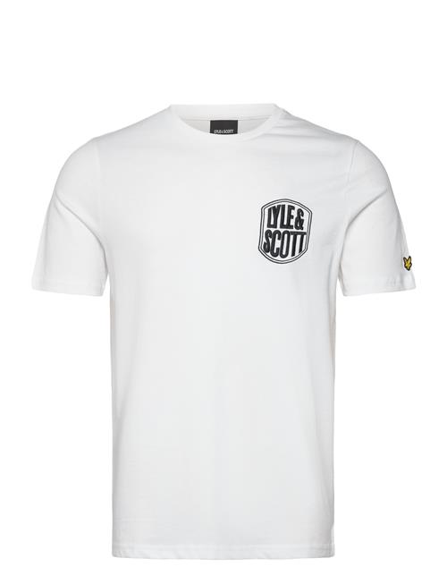 Embroidered Badge Graphic T-Shirt Lyle & Scott White