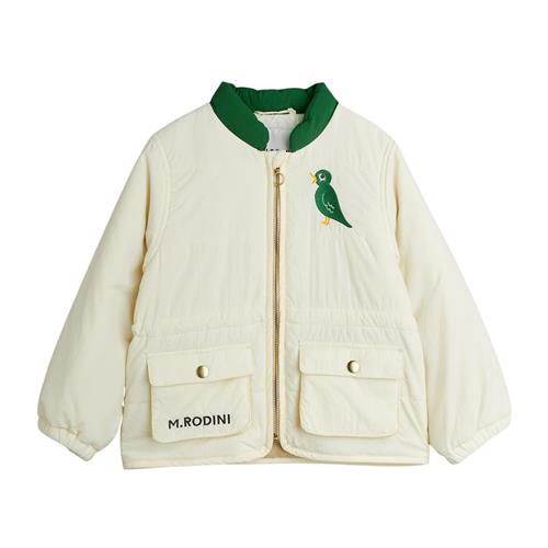 Mini Rodini GOTS Bird Let Vatteret Jakke Offwhite | Hvid | 104/110 cm