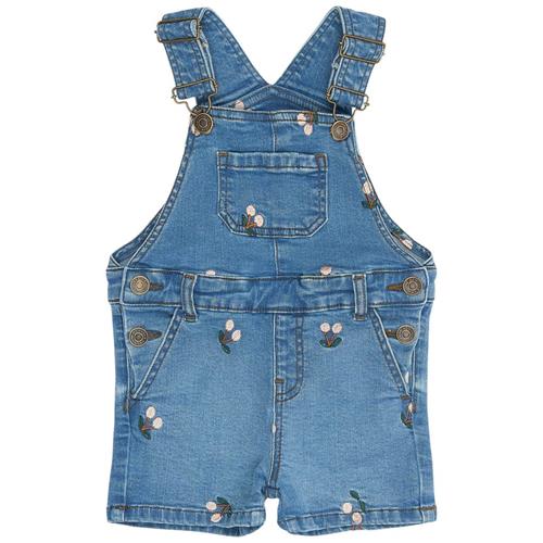 The New Siblings Ovia Overalls Light Blue Denim Emb | Blå | 80 cm