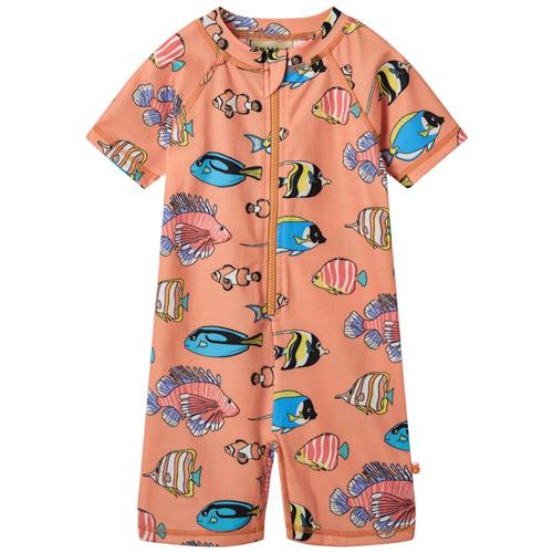 Småfolk Fish UV-dragt Papaya 1-2 Y  Orange.  1-2 år  kvinde