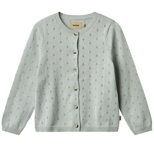Wheat Maia Strikket Cardigan Soft Blue | Blå | 128 cm