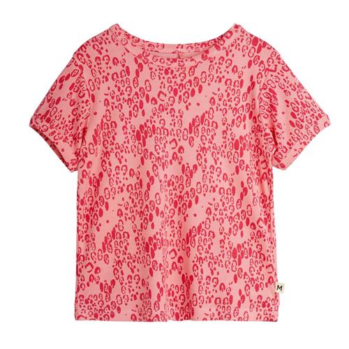 Mini Rodini GOTS Mini Leopard Aop Kortærmet T-shirt Pink | Lyserød | 104/110 cm
