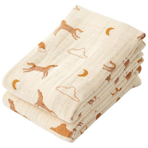 Liewood GOTS Lewis Muslin-klud Dream / Ecru One Size      Unisex