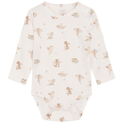 Hust&Claire Buller Baby Body Ivory | Hvid | 80 cm