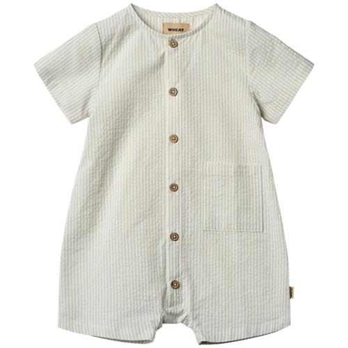 Wheat GOTS Fredrik Heldragt Blue Summer Stripe | Blå | 86 cm