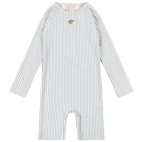 Konges Sløjd Aster UV-Onesie Tea Stripe | Blå | 9 months