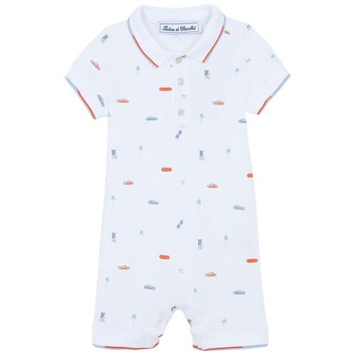 Tartine et Chocolat Onesie Spicy Orange | Orange | 18 months