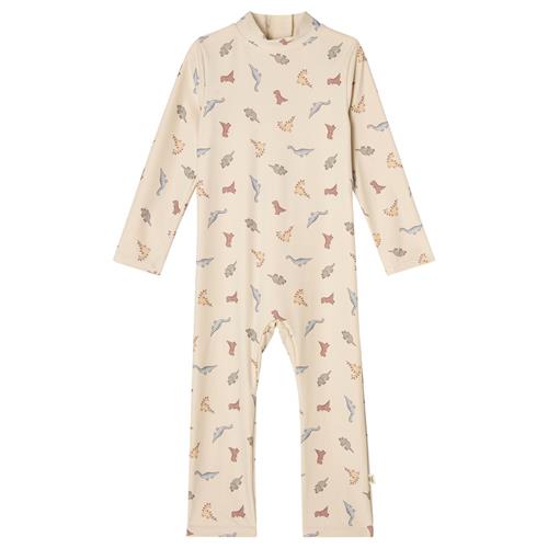 Buddy & Hope Mio UV-dragt Dinosaur 74/80 cm  Hvid Dyr 74/80 cm  Unisex
