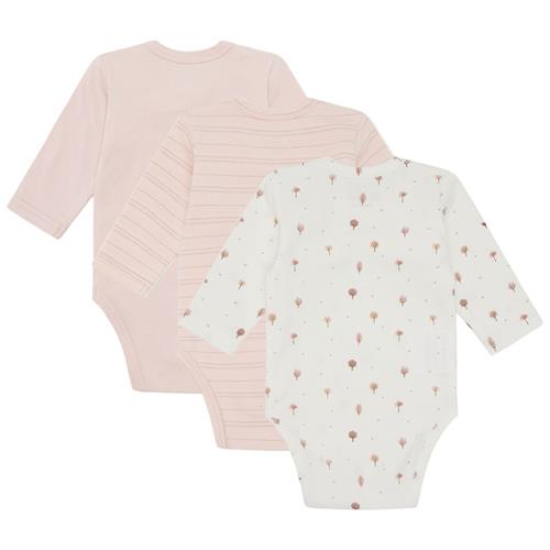Hust&Claire Base 3-pak Baby Body Peach Dust | Lyserød | 56 cm