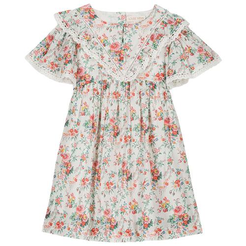 Louise Misha Siloe Kjole Cream Rosa Festa 6 Y  Creme  6 år  kvinde
