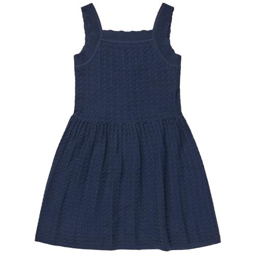 FUB Strikket Kjole Dark Navy | Marine blå | 110 cm