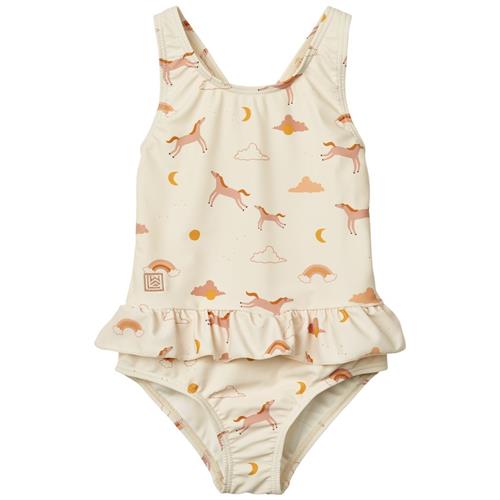 Liewood Amara Badedragt Dream Ecru 98 cm  Creme  98 cm  kvinde