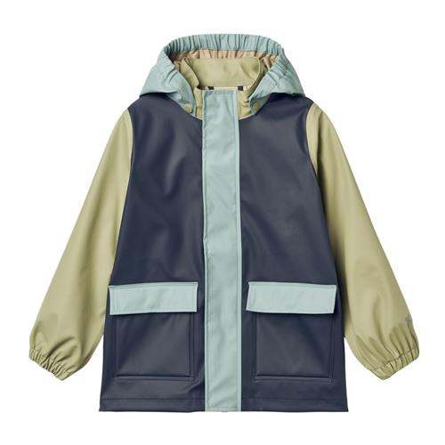 Wheat Otu Regnjakke Ink 104cm  Blå  104 cm  Unisex