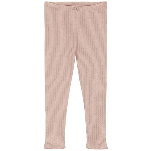 Konges Sløjd GOTS Minnie Leggings Cameo Rose | Lyserød | 6 months