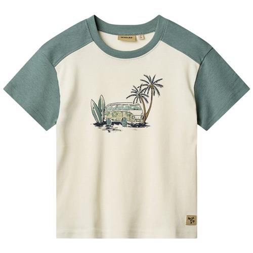 Wheat GOTS Hector T-shirt Ivory 122 cm  Creme  122 cm  mand