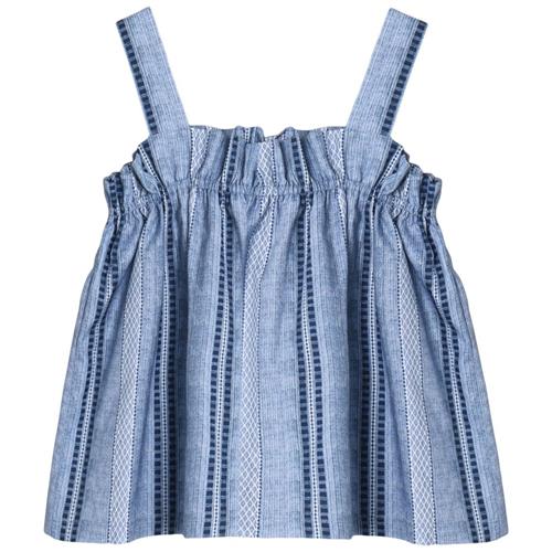 Fliink Amie Top Med Flæser Navy | Blå | 2 years