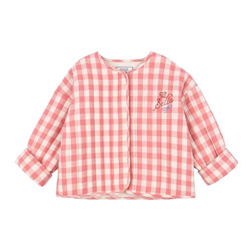 Konges Sløjd RHW X KS Bella Jakke Peach Blossom Check | Lyserød | 5-6 years